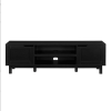 Modern 2-Door Open Storage TV Stand For TVs Up To 65 Inches