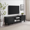 Modern 2-Door Open Storage TV Stand For TVs Up To 65 Inches