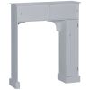 kleankin Over the Toilet Storage Cabinet w/ Adjustable Shelves, Toilet Rack