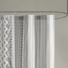 Cotton Printed Shower Curtain with Chenille