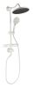 ShowerSpas Shower System, with 10" Rain Showerhead, 4-Function Hand Shower, Adjustable Slide Bar and Soap Dish