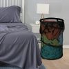 1pc Laundry Basket, Large Cylindrical Laundry Bucket, Collapsible Clothes Basket, Change Clothes Storage Basket