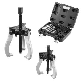 VEVOR Gear Puller Set, 3" and 7" Puller Kit, 3 Jaw Gear Bearing Flywheel Pulley Removal Tool, 2 or 3 Reversible Jaws Wheel Puller