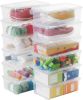 Stackable Plastic Storage Shoebox, BPA-Free Nestable Container with Latching Lid to Organize Shoes, See-Through Box for Home and Office