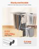 VEVOR Clothes Drying Rack, 2-Tier Foldable Laundry Dryer Rack with Sock Clips & 21 Drying Rods