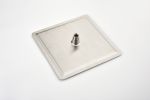 16 Inch Square Rain Shower Head Brushed Nickel 304 Stainless Steel Showerhead