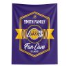 NBA Los Angeles Lakers Dominion Personalized Wall Hanging 50√ó60 Inches