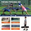 VEVOR Pickleball Net Set, 22FT Regulation Size Portable Pickleball System with Bags, Balls, Paddles, Wheels, and Court Lines