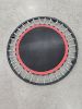 48" Foldable Mini Trampoline Max Load 300lbs, Fitness Rebounder with Adjustable Foam Handle, Exercise Trampoline for Adults Indoor/Garden Workout