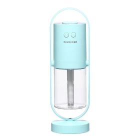 Magic Shadow USB Air Humidifier For Home With Projection Night Lights Ultrasonic Car Mist Maker Mini Office Air Purifier (Style: USB, Color: Blue)