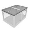 Transparent Stackable Storage Bins