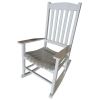 Rocking Chair, All Weather Resistant Poly Lumber Outdoor Porch Rocker, Rocking Chairs for Outdoor, Indoor, Patio, Deck, Garden, Backyard
