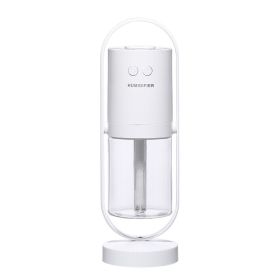 Magic Shadow USB Air Humidifier For Home With Projection Night Lights Ultrasonic Car Mist Maker Mini Office Air Purifier (Style: USB, Color: White)