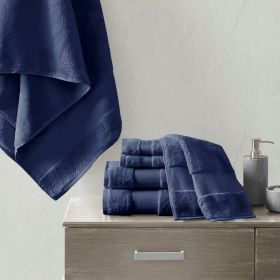 Cotton 6 Piece Bath Towel Set (Color: as Pic)