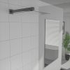 Square Rain Shower Head,Stainless Steel Bath Showerhead with Silicon Nozzle