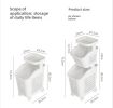 Stitched Laundry Basket Household Dirty Clothes Storage Basket Bathroom Partition Floor to Floor Shelf Narrow